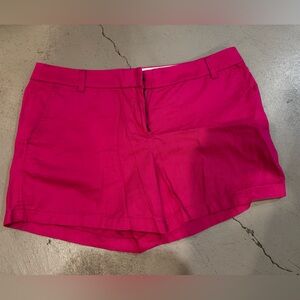J. Crew Vibrant Pink Women's Chino Shorts